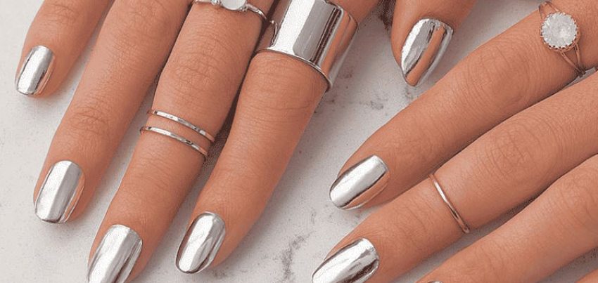 Metallic Manicures Ideas For Your Wedding Day